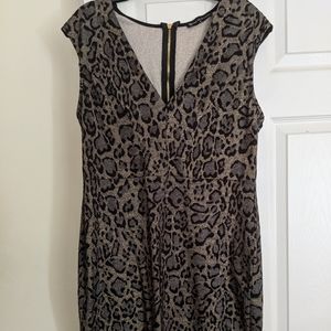 Black and Gold Party Dress